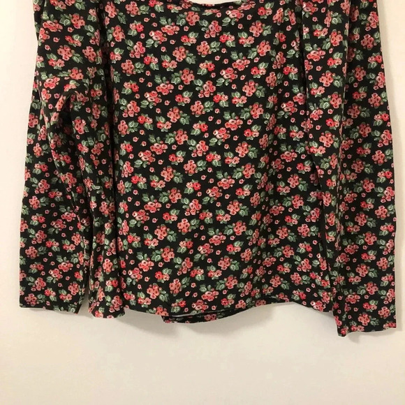 NWOT Boden Floral Long Sleeve Sweetheart Neck Stretch Size 20/22 Romantic Top - Picture 7 of 9